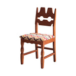 Load image into Gallery viewer, 2PCS Dining Chair Retro Style Vintage Shape Ash Wood Linen Upholstery
