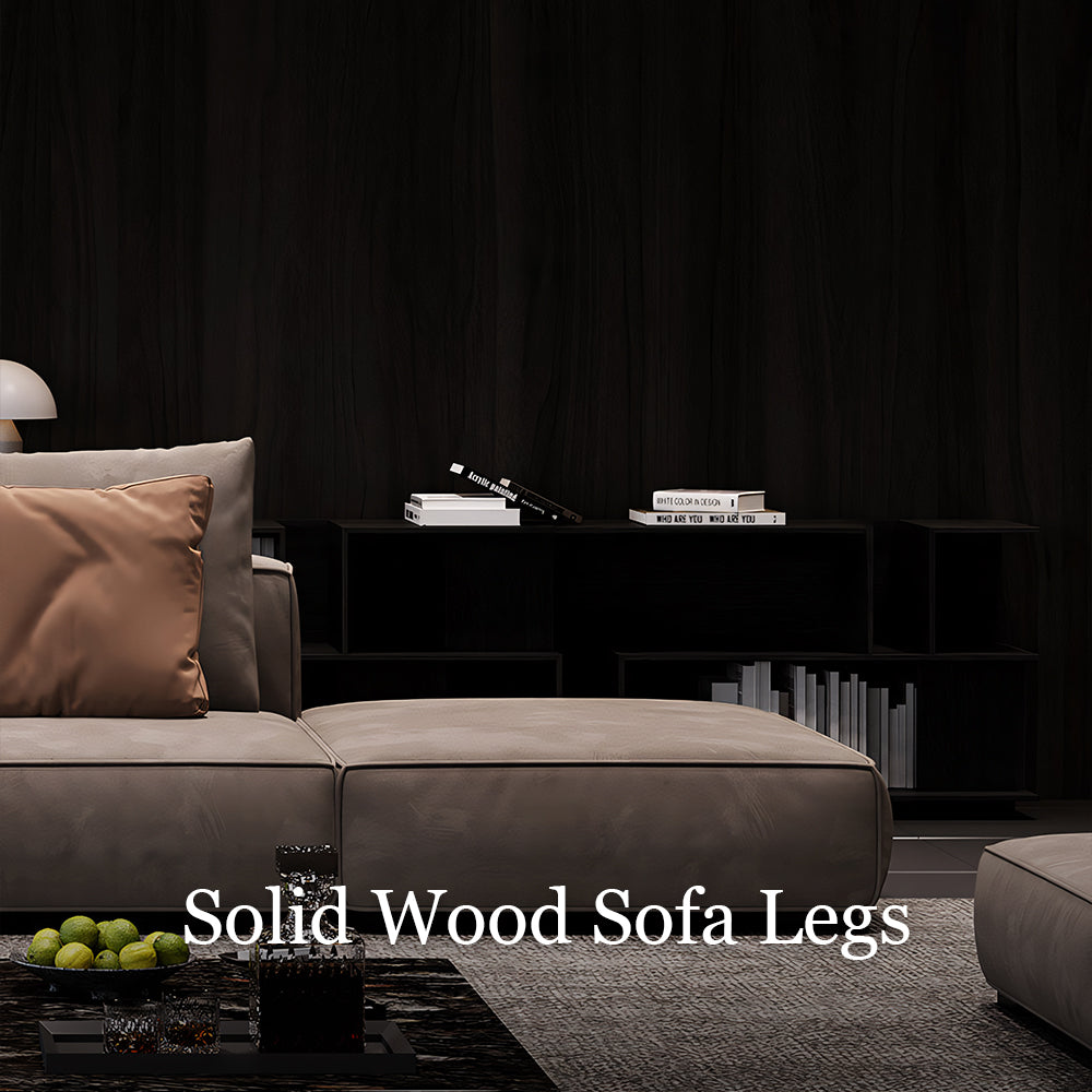 Modern Modular Sectional Sofa with Oversized Chaise and Deep Seat Lounge Design