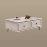 Load image into Gallery viewer, Classic Walnut Living Room Furniture Set TV Cabinet &amp; Coffee Table with Elegant Vintage Detailing
