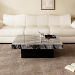 Load image into Gallery viewer, 35.1″ Square Coffee Table with Built-in Tray Modern Luxury Design Durable and Easy to Clean for Living Room
