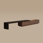 Load image into Gallery viewer, Extendable TV Stand with Storage Drawers Modern TV Console
