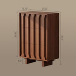 Load image into Gallery viewer, Artful Living Set: Sculpted Wood Coffee Table &amp; Japandi Carved Media Console
