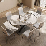 Load image into Gallery viewer, 46.8&quot;-70.2&quot; Versatile Elegant Extending Dining Table with Rotating Top Perfect for Modern Living Spaces
