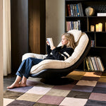 Load image into Gallery viewer, Modern Oversized Swivel Lounge Chair with Plush Cushion Deep Seat Accent Chair
