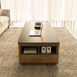 Load image into Gallery viewer, 47.4&quot; Coffee Table Lift Top Hidden Storage Modern Minimalist Design

