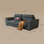 Load image into Gallery viewer, 72.1&quot; Convertible Sofa Bed with 3.9&quot; Thick Mattress Modern Design Space-saving Sleeper Sofa for Comfort and Function
