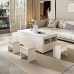 Load image into Gallery viewer, 47.4&quot; Coffee Table Lift Top Hidden Large Storage
