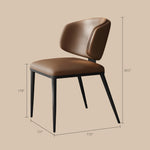 Load image into Gallery viewer, Set of 2 Modern Leather Accent Dining Chairs
