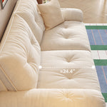 Load image into Gallery viewer, Modern Convertible Sofa Bed Tufted Fabric Sleeper Sofa Space Saving Pull Out Couch  Description
