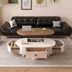 Load image into Gallery viewer, 47.2'' Lift-Top Coffee &amp; Dining Table 2-in-1 Multifunctional Convertible Table with Hidden Storage and Mobility
