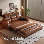 Load image into Gallery viewer, 89.7&#39;&#39; Cat Scratch-Resistant Sofa Bed Hidden Storage Convertible Design Durable Comfort
