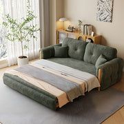 Modern Smart Sofa Bed with Built-in Electric Lift Coffee Table and Storage