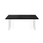 Load image into Gallery viewer, 54.6&#39;&#39;Dining Table Set with Boucle Chairs, Artistic Base, Space-Saving Design
