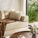 Load image into Gallery viewer, 70&#39;&#39;-78&#39;&#39;Convertible Sofa Bed Tufted Cushion Armrest Foldable Design in Grey Fabric Upholstery
