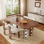 Load image into Gallery viewer, 2PCS Dining Chair Modern Ash Wood Frame Boucle Upholstery Minimalist Soft Seating
