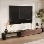 Load image into Gallery viewer, Extendable TV Stand with Storage Drawers Modern TV Console
