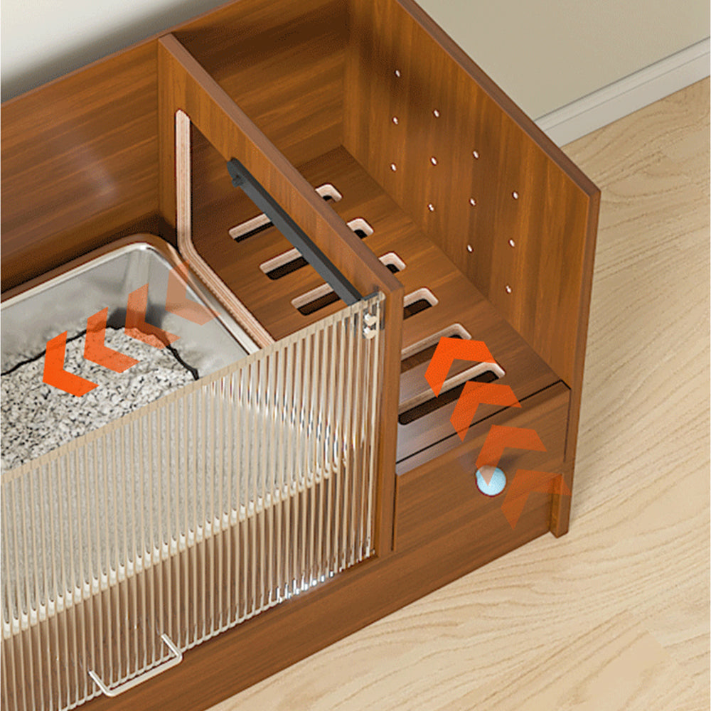 Modern Modular Storage Cabinet Pet Friendly Sideboard Multi Functional Cabinet