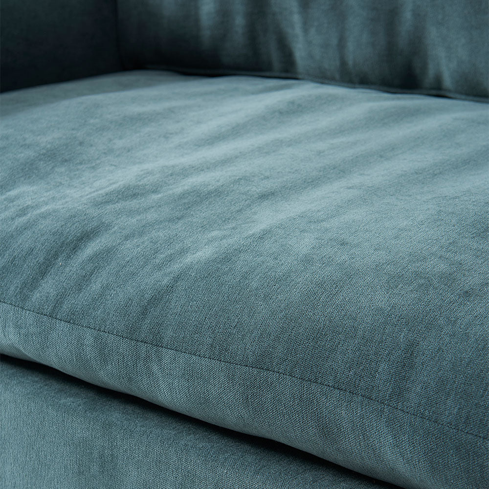 66'' Convertible Folding Sofa Chair One-Click Bed Soft Sponge Padding Modern Minimalist Style
