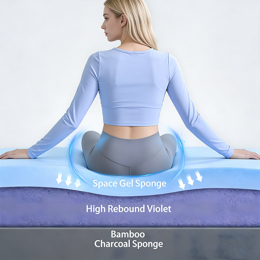 Modern Double-Sided Sectional Sofa in Skin-Friendly Cat-Scratch Fabric with Latex Support