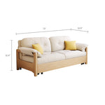 Load image into Gallery viewer, Sofa Bed with Storage Space Convertible Design Solid Wood Sponge Fabric
