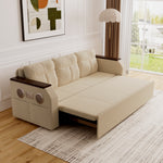 Load image into Gallery viewer, 83'' Modern Convertible Sofa Bed with Storage Contemporary Upholstered Sleeper Sofa
