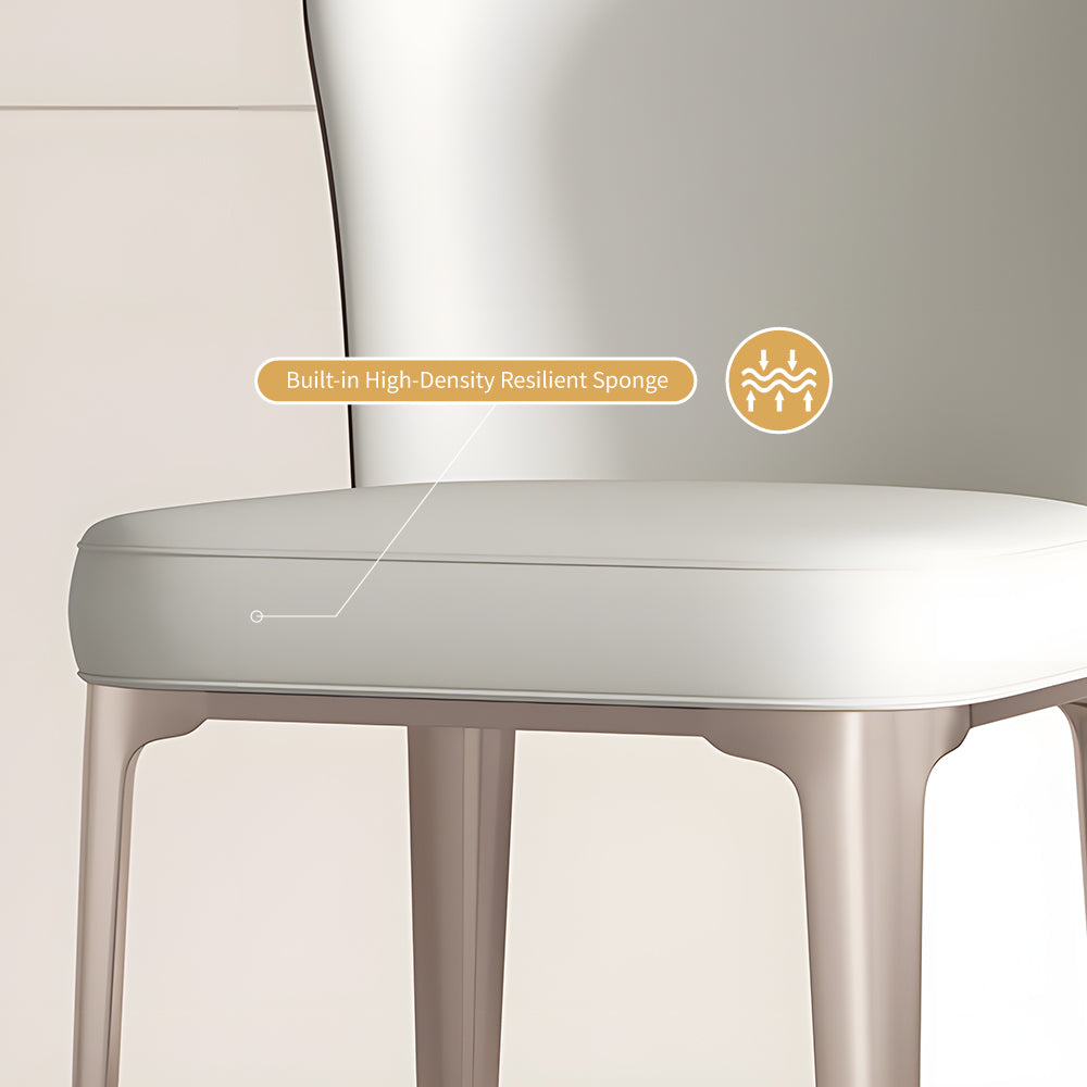 Set of 2 Elegant Minimalist Dining Chairs Modern Design with Premium Comfort for Contemporary Spaces