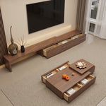 Load image into Gallery viewer, Extendable TV Stand with Storage Drawers Modern TV Console
