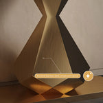 Load image into Gallery viewer, Luxe Gold Accent Console Table for Modern Entryways
