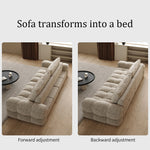 Load image into Gallery viewer, Modern Tufted Chenille Sofa with Deep Adjustable Seating
