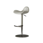 Load image into Gallery viewer, 1-Piece Modern Adjustable Swivel Bar Stool with Faux Leather Seat Chrome Base
