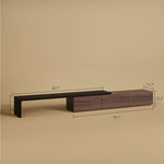 Load image into Gallery viewer, Extendable TV Stand with Storage Drawers Modern TV Console
