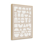 Load image into Gallery viewer, Original wabi-sabi wall art, merging geometric forms with texture, adding calm and depth to interiors
