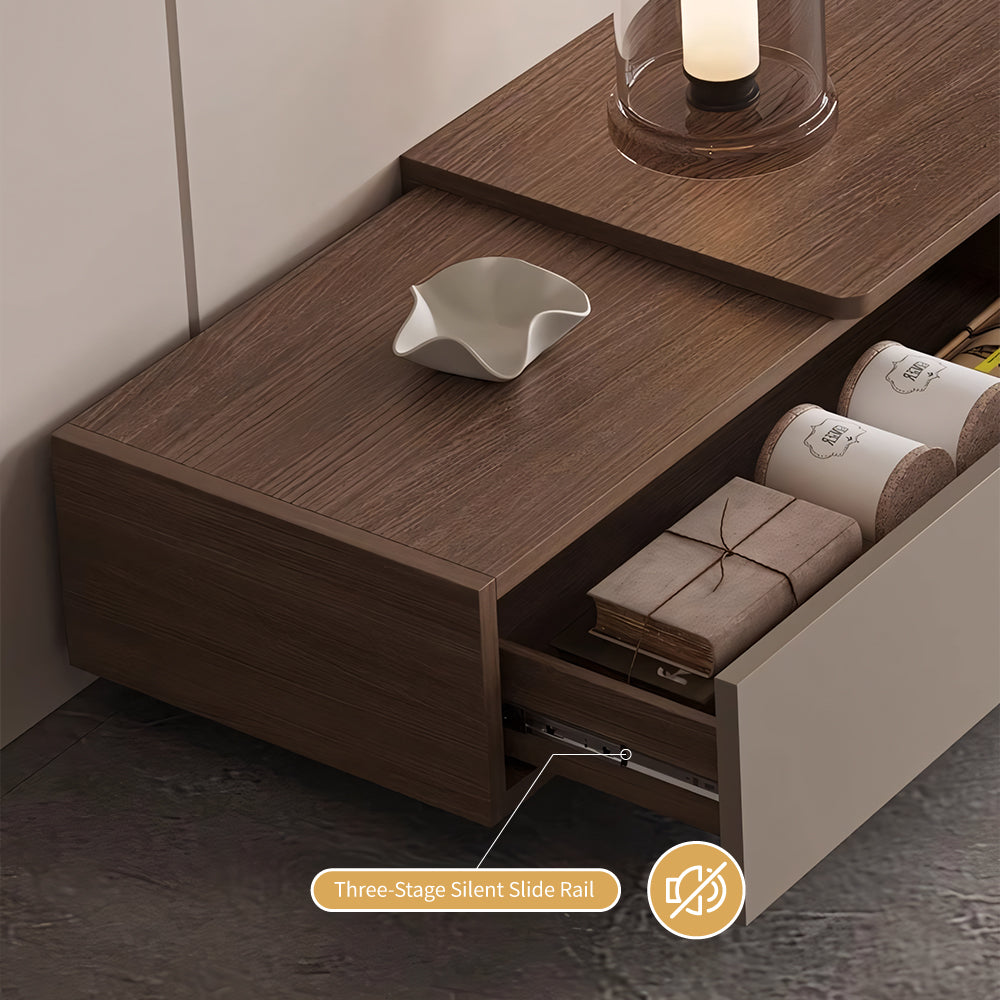 Modern Low-Profile Extendable TV Cabinet with Sliding Storage