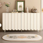 Load image into Gallery viewer, 62.9'' Modern White Shoe Cabinet with Large Storage Multi-Layer Entryway Organizer with Rounded Design
