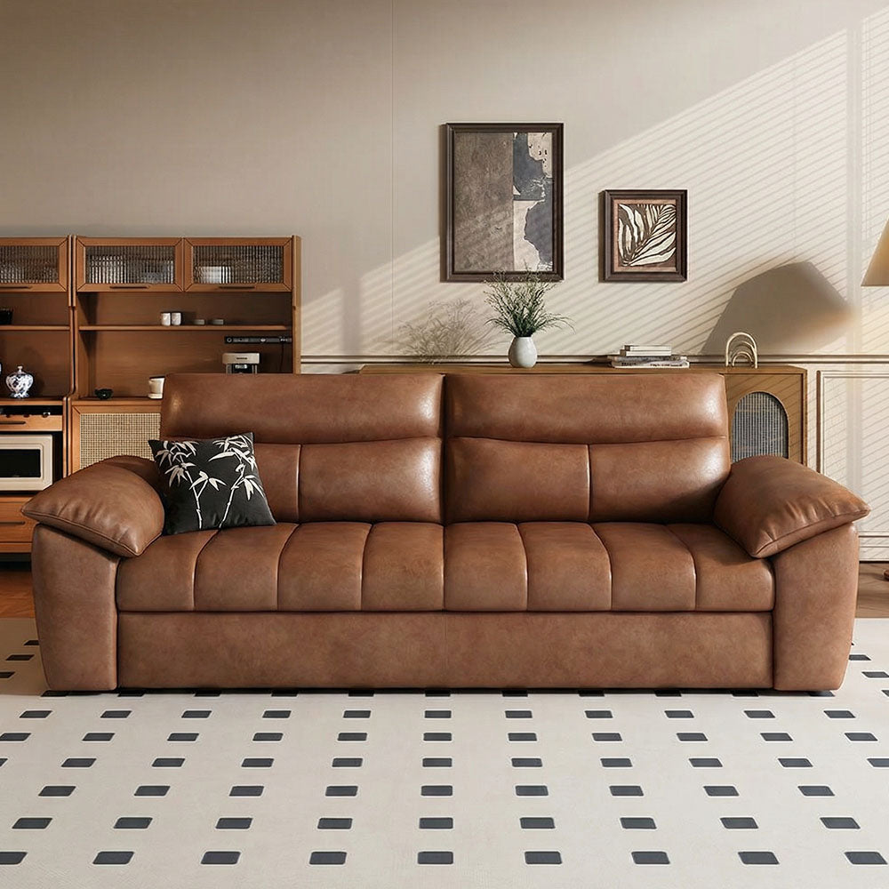 89.7'' Cat Scratch-Resistant Sofa Bed Hidden Storage Convertible Design Durable Comfort