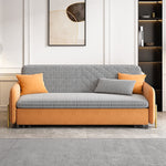 Load image into Gallery viewer, Sofa Bed Solid Wood Metal Frame Velvet Fabric Modern Convertible
