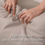 Load image into Gallery viewer, Modern Low-Profile Leather Sofa with Integrated Side Shelf
