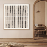 Load image into Gallery viewer, Monochrome stripes evoke order and calm, adding sophistication to any modern space
