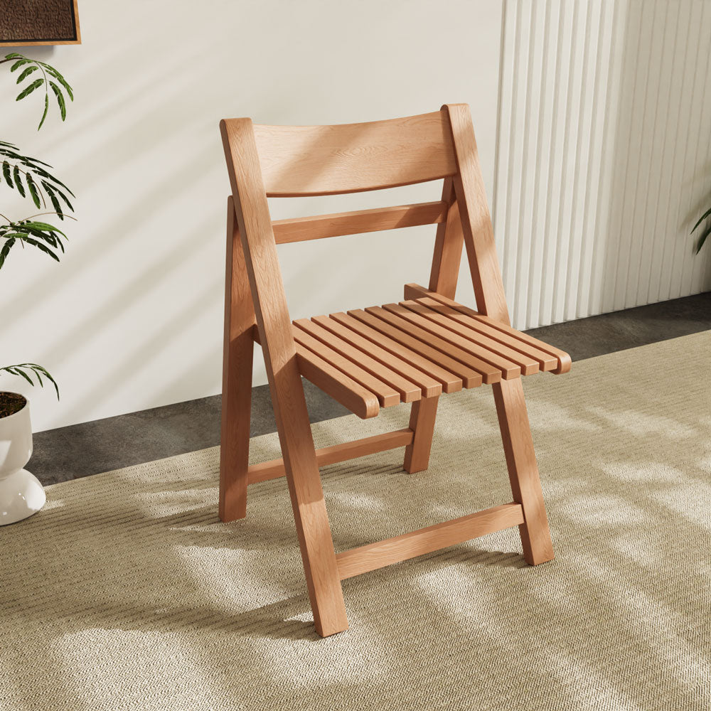 4PCS Solid Wood Folding Dining Chair Modern Minimalist Style Multi-functional Design