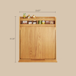 Load image into Gallery viewer, 62'' Foldable Multifunctional Dining Table Integrated Storage Solid Wood Texture Multi-Scene Fit
