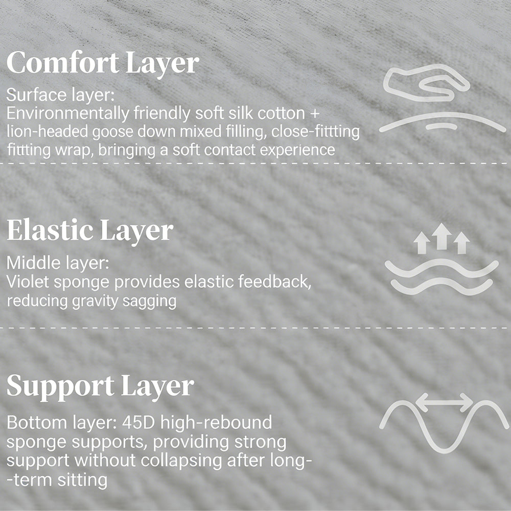 Modern Modular Sectional Sofa Removable Washable Cover Cream Upholstery Minimalist Low Profile Design