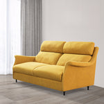 Load image into Gallery viewer, 66.9'' Modern Fabric Pull Out Sofa Bed with Mattress Convertible Sleeper Couch with Metal Frame Upholstered Loveseat
