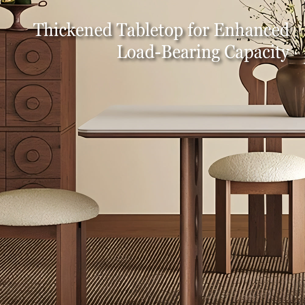 62.9'' Dining Table Modern Design Elegant Appearance Spacious Surface for Dining and Gathering