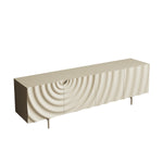 Load image into Gallery viewer, 78&#39;&#39;Wave Pattern TV Cabinet Mid Century Design
