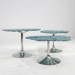 Load image into Gallery viewer, Modern Artistic Polycarbonate Coffee Table Irregular Water Ripple Accent Side Table
