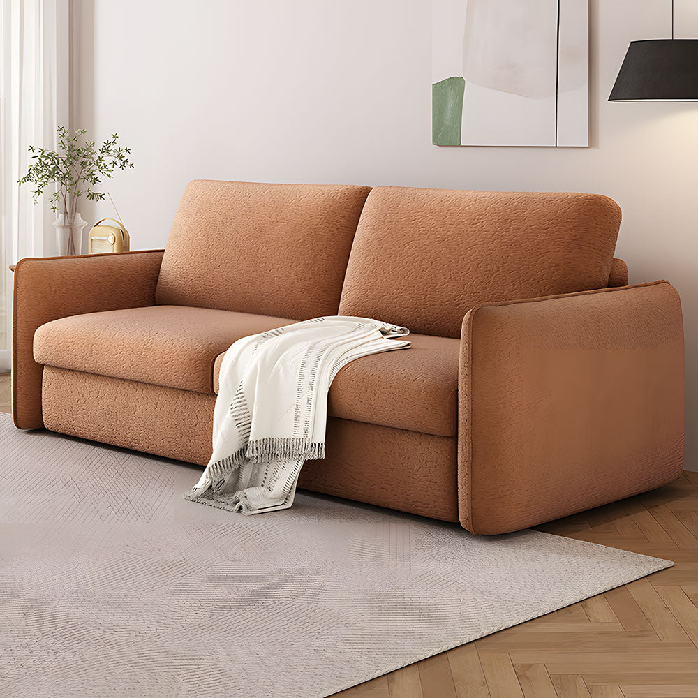 Modern Sofa Bed with 3.9-Inch Thick Foam Mattress