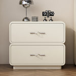 Load image into Gallery viewer, Modern Two-Tone Bedside Table with Soft Rounded Edges and Drawer Storage

