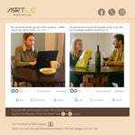 Load image into Gallery viewer, Round Dining Table Solid Wood Base and Slate Top Elegant Dining Room Furniture
