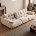 Load image into Gallery viewer, Modern Deep-Seat Tufted Chenille Sofa with Oversized Cushions
