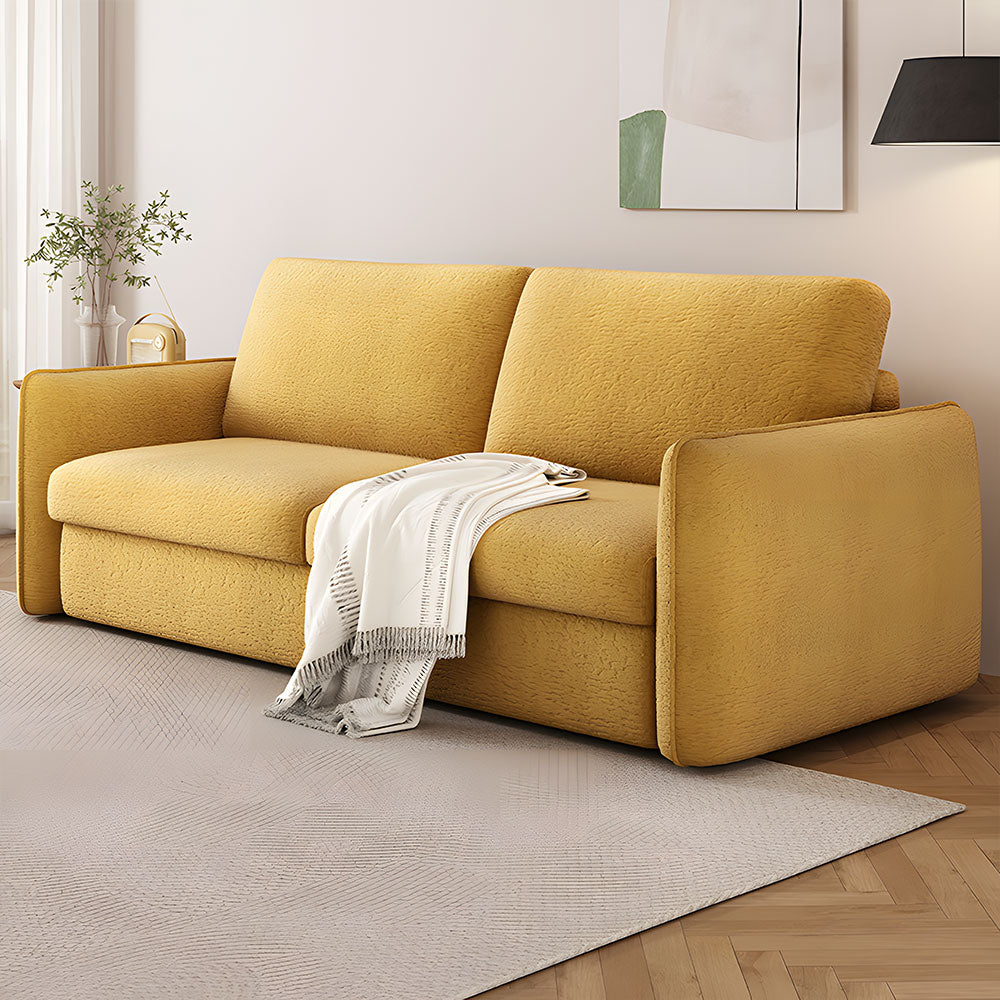 Modern Sofa Bed with 3.9-Inch Thick Foam Mattress